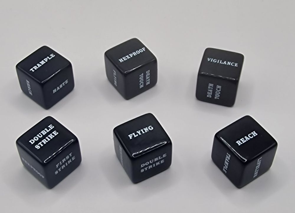 Lot De 18 Dés à Compteurs Zingués – Compatibles MTG Magic – 6 Couleurs – 16 Mm – Faciles à Lire – Accessoire Jeu De Cartes