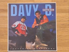 Davy D. Featuring Hurricane, Davy's Ride - Vinyl LP UK 1987