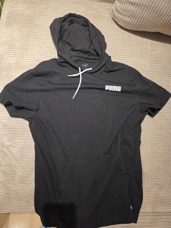 Schwarzes Puma Hoodie T-Shirt