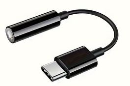 Adapter USB C  zu 3.5mm Buchse schwarz