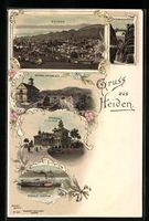 Litho Heiden, Kurhaus, Kirchplatz, Boden