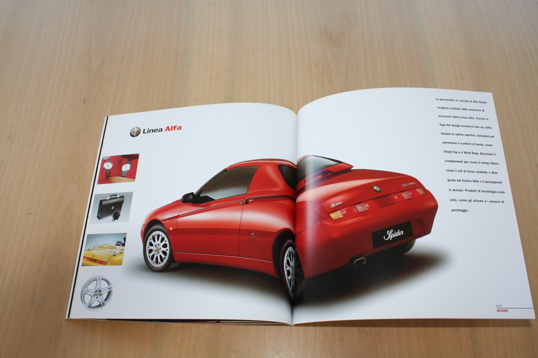Alfa Romeo Documenti: Alfa Spider Prospekt 8/2001 Italienisch – Usato da Wikon venduto da erwin400 9