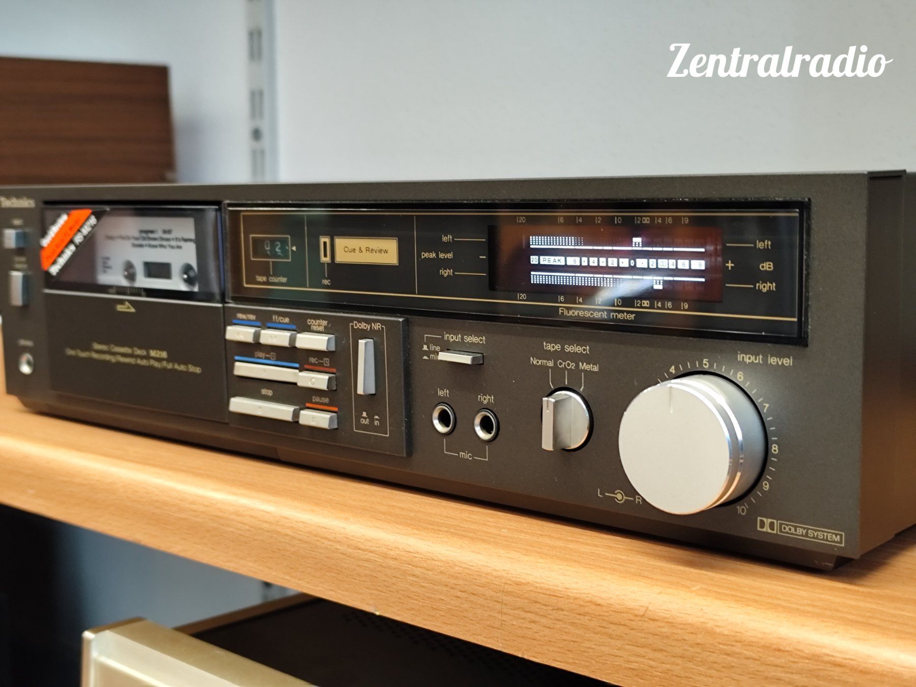 Technics Aufnahmegeräte: Technics RS-M216 Tape Deck – Gebraucht aus Zürich von Zentralradio 2