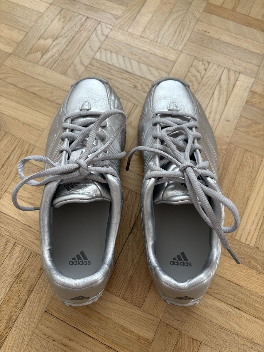 Adidas Scarpe da donna: Adidas Ledersneaker Ghost Sprint silber Gr 38 – Usato da Basel venduto da goofy2011 2