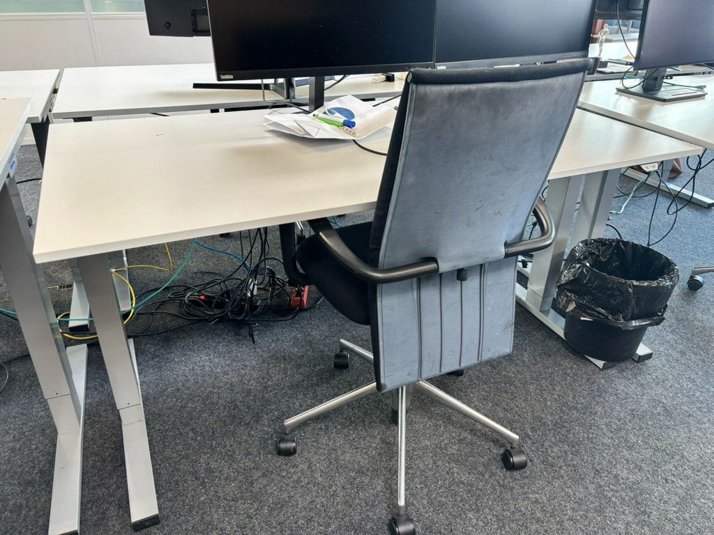 Scrivanie: Electric Standing Desk Height Adjustable Desk - White – Usato da Roveredo GR venduto da dswiss 1