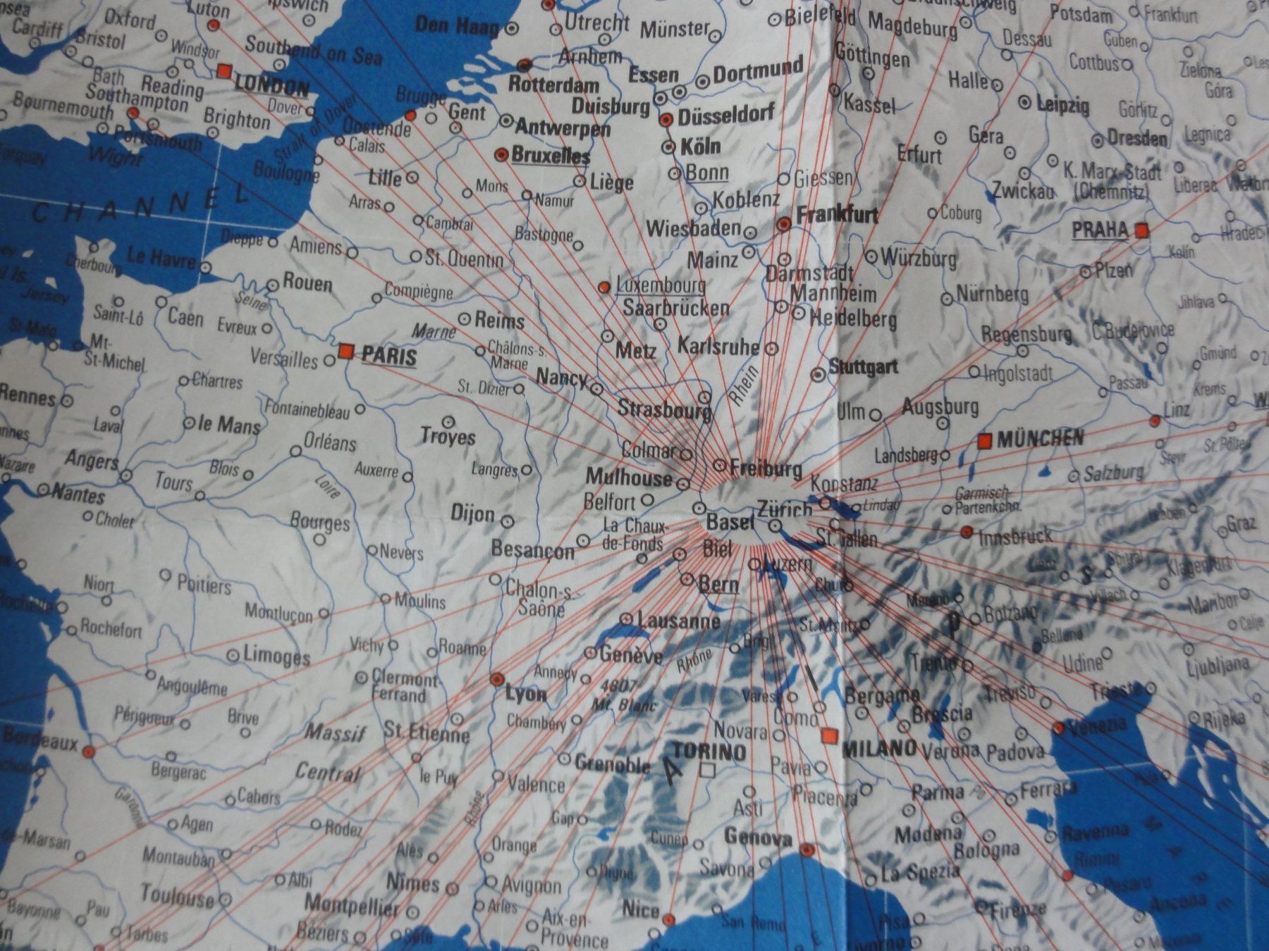 Documenti: FLUGPLAN BROSCHÜRE  "BALAIR" – Nuovo (secondo la descrizione) da zürich venduto da Goldimmund 2
