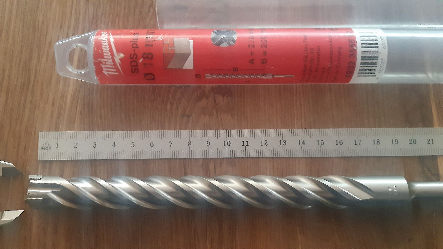 Milwaukee Tutti gli attrezzi: Milwaukee SDS-Plus Bohrer 18mm, neu, robust! – Nuovo e nell'imballaggio originale da Oey venduto da Parkplatzbrocki 2