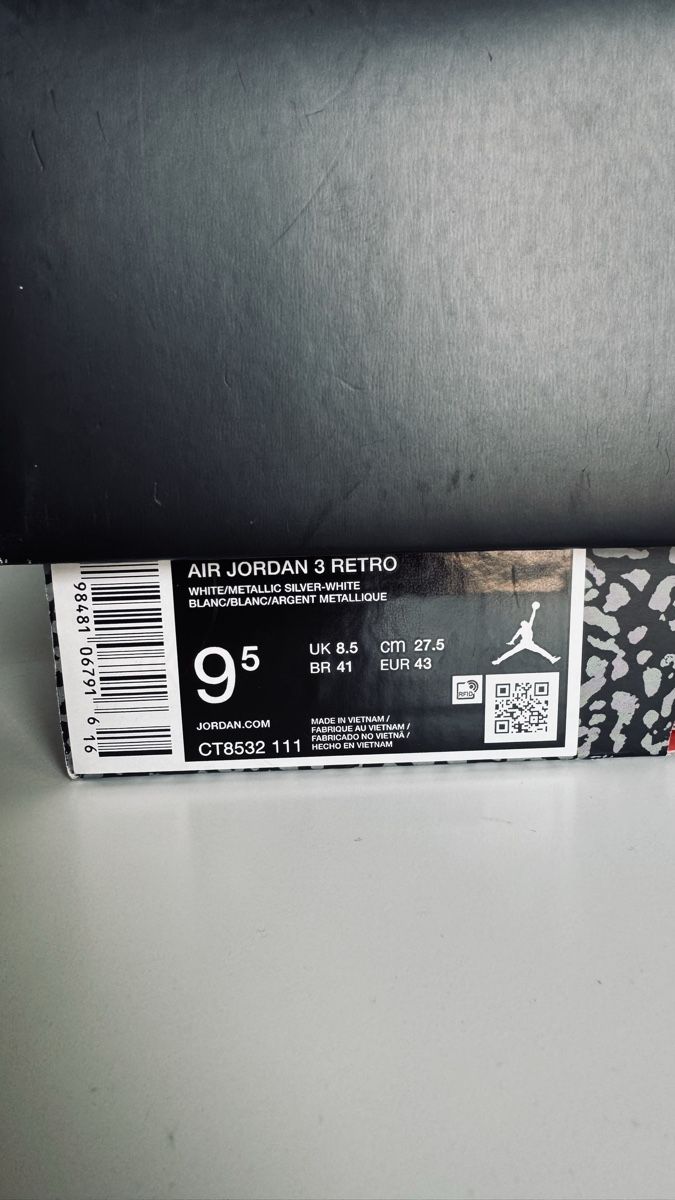 Jordan Chaussures hommes: Jordan 3 – Neuf avec emballage d'origine à Naters par chr_nfm7 1