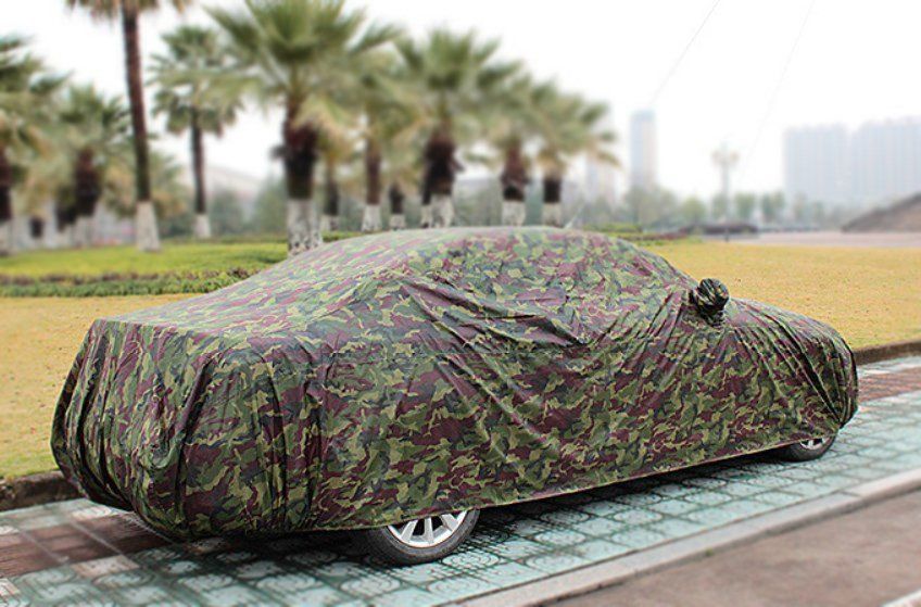 Coperture: Housse de Protection M Camouflage pour Voiture polyester – Nuovo e nell'imballaggio originale da Morges venduto da Carskin 3