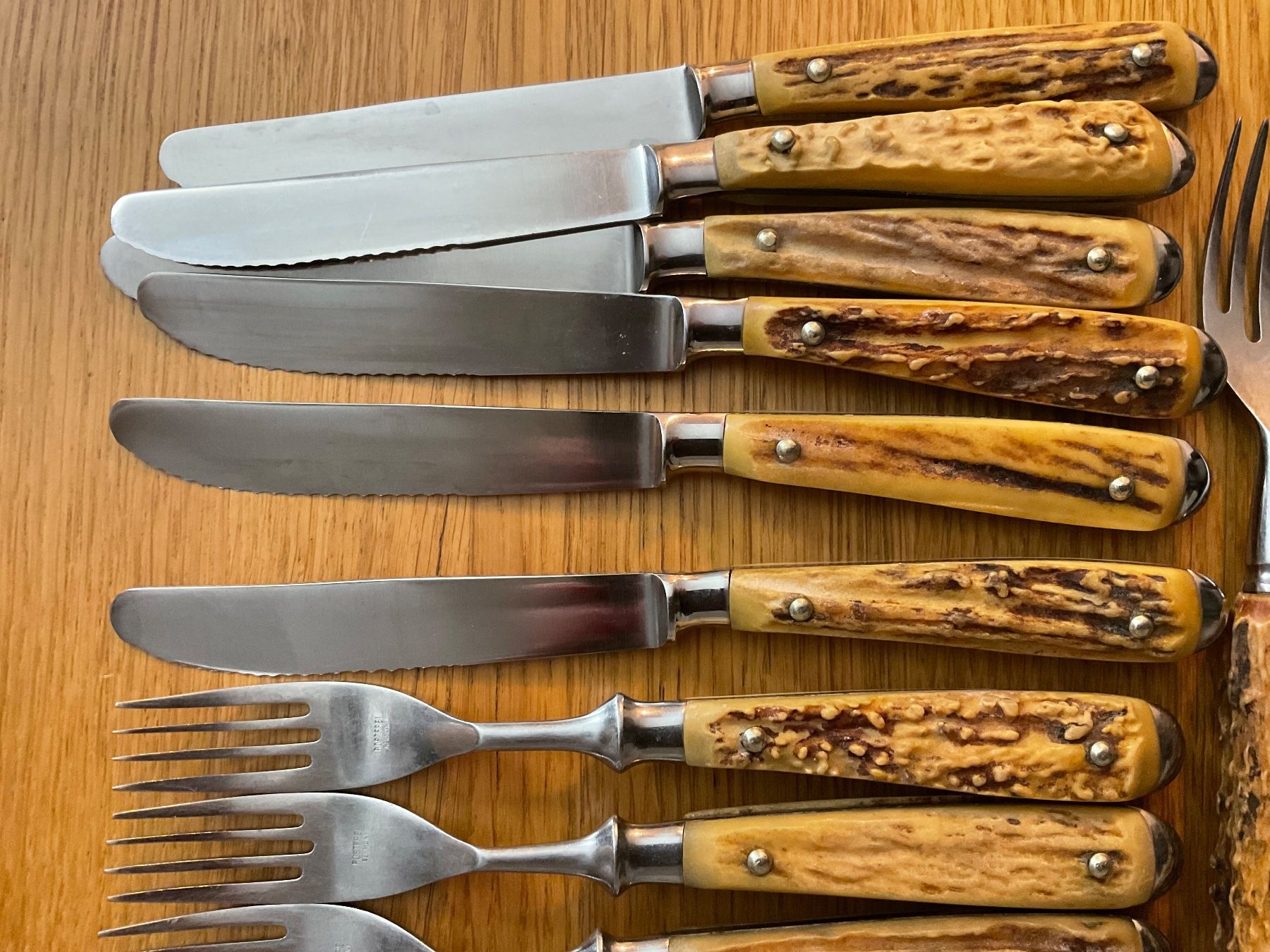 Set di posate: Besteck Set aus Horn Rostfrei – Usato da Urdorf venduto da alda02 3