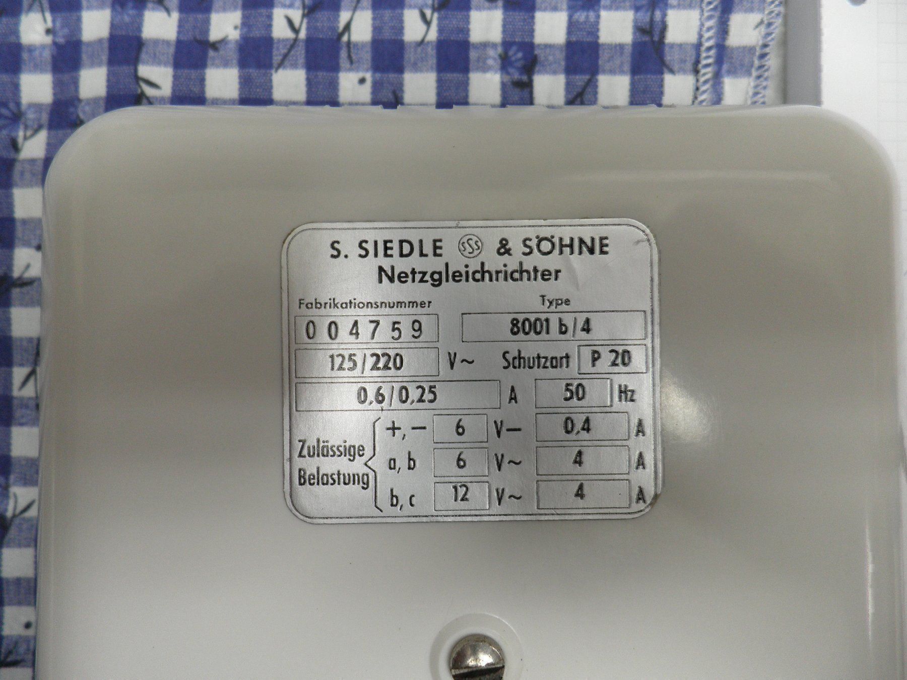 Elektronikbauteile: Netzgleichrichter/Verstärkergerät – Gebraucht aus Oftringen von shoptwotrade 9