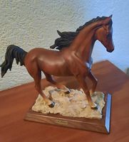 Edler Rappe Skulptur von A. Belcari Italien Rarität