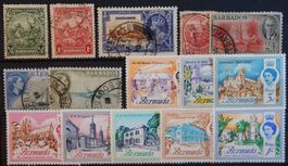 Bermuda British Lot mit alten Werten I