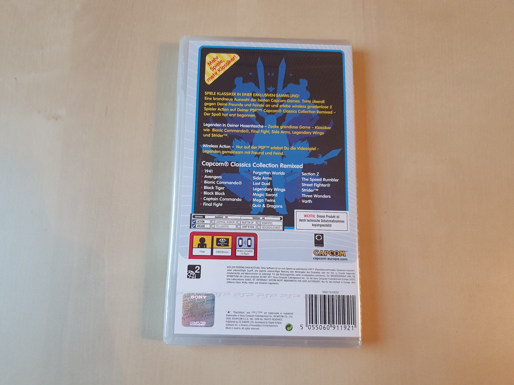 Sony Giochi: Capcom Classics Collection Remixed neu und ovp – Nuovo e nell'imballaggio originale da Stansstad venduto da collectorsshop 1