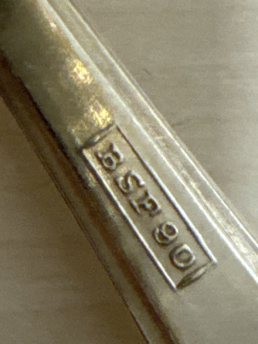 Cucchiai: 6er Set Vintage Kaffeelöffel, versilbert, BSF 90 – Usato da Grenchen venduto da Lucy68 7