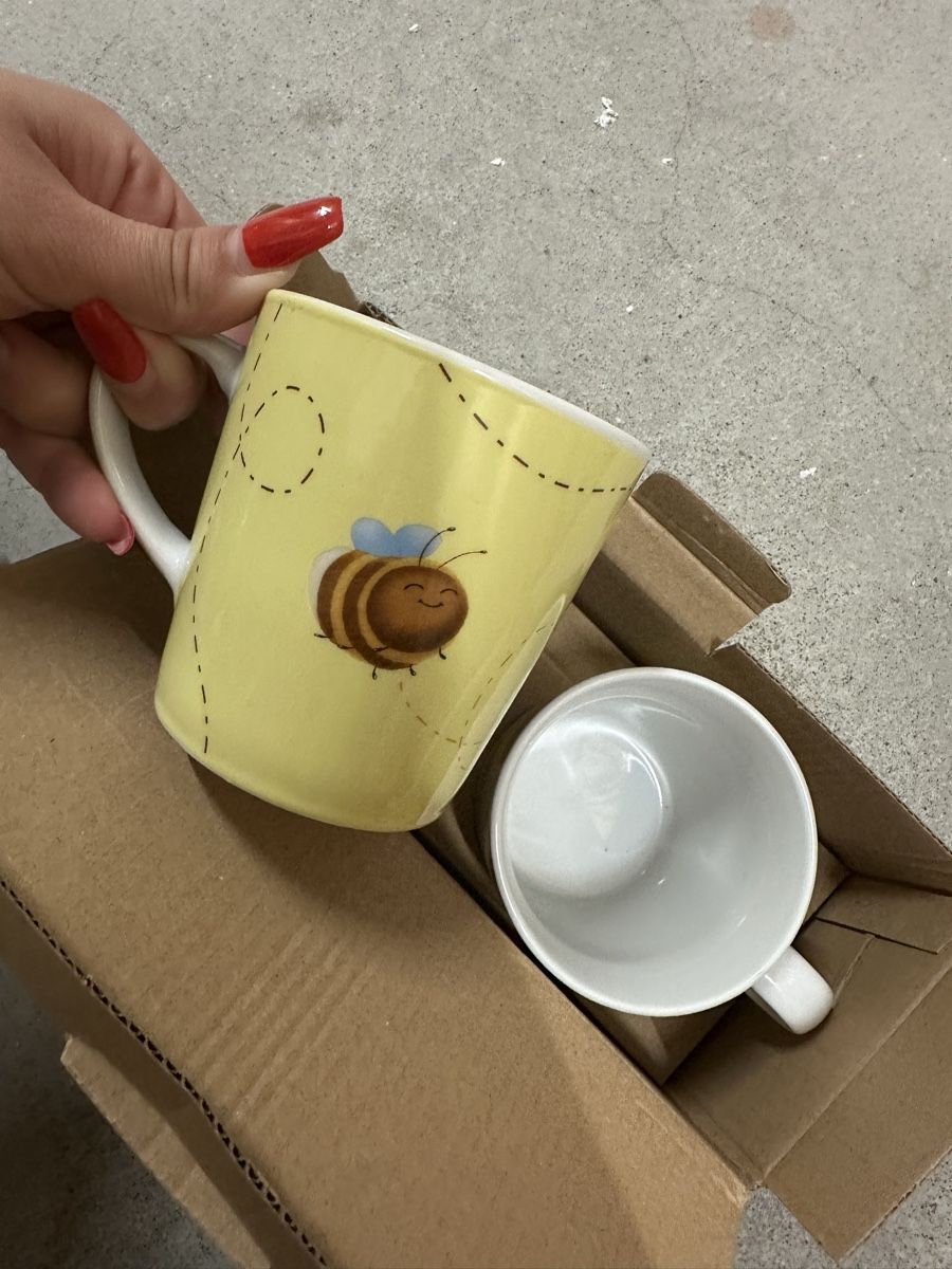 Tazze: 2er Set Tassen Bienenmotiv – Nuovo e nell'imballaggio originale da Glattbrugg venduto da SMusic98 2