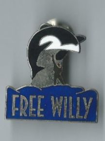 Plaketten & Abzeichen: Free Willy, Orca Wal, Pin – Gebraucht aus Zürich von t24_de