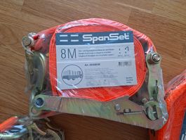 SpanSet, Zurrgurt, 5T, 8M, Ratschenschnalle neu 4Stk