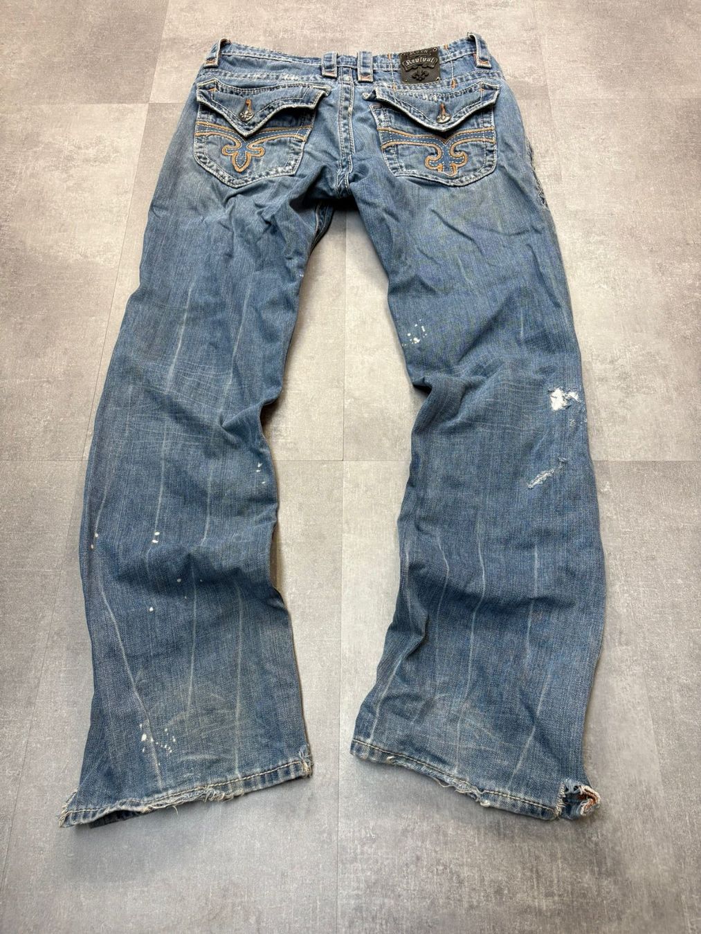 Jeans: Rock Revival Straight Jeans - Grösse L/32 – Usato da Werdenberg venduto da hase.vintage 1
