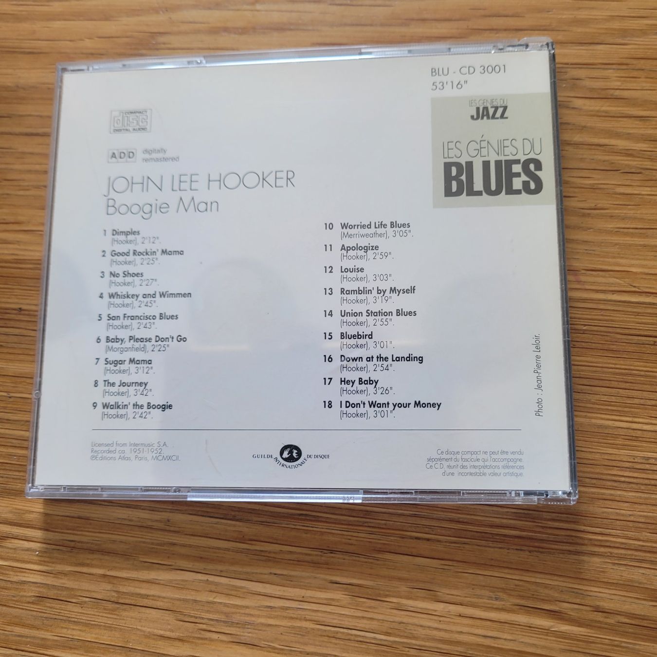 CD: CD John Lee Hooker Boogie Man – Usato da Biel/Bienne venduto da Destockweb 2