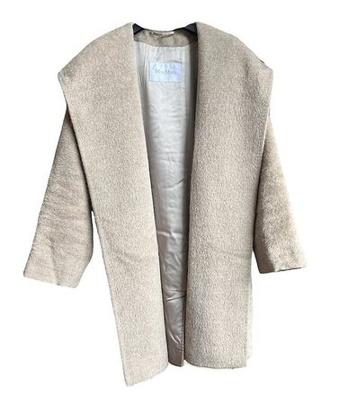 Cappotto Max Mara IT 40 (S) in alpaca beje