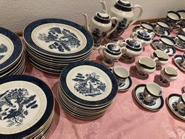 Geschirrset 74 Teilig Nikko Double Phoenix Japan 1957-1995