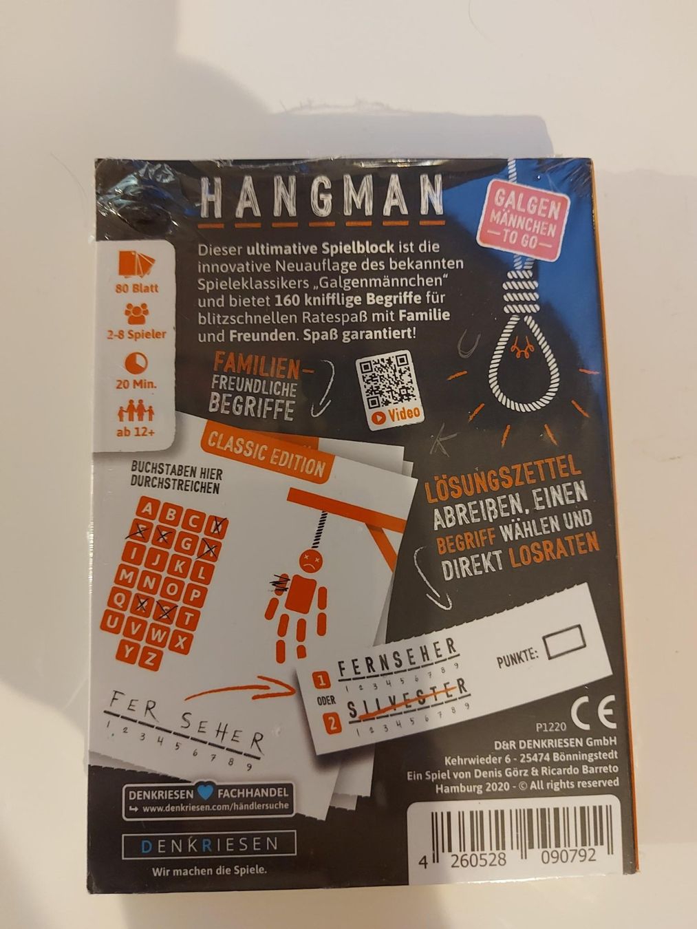 Giochi: Hangman / Galgenmännchen – Nuovo e nell'imballaggio originale da Buchs AG venduto da Sushikiller 1