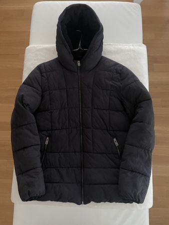 Dry Laundry Japan Herren-Winterjacke mit Kapuze, Grösse L