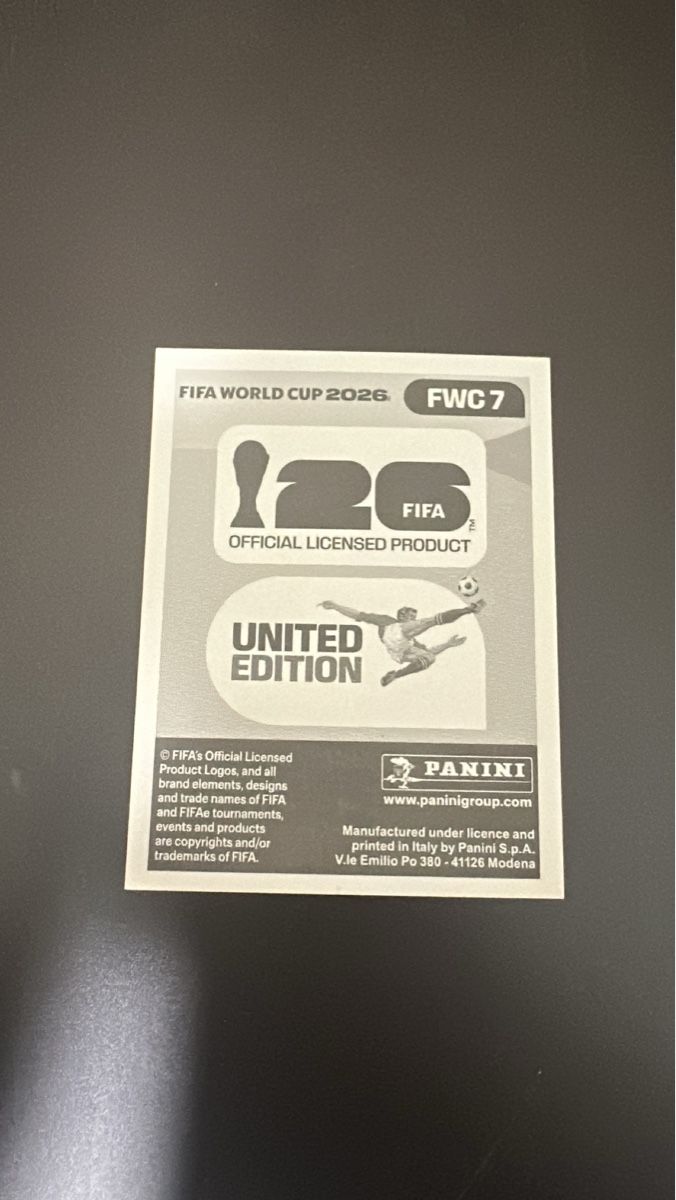 Panini Carte collezionabili: FWC 7 , FIFA WORLD CUP 2026 PANINI – Nuovo (secondo la descrizione) da Frauenfeld venduto da 1PegPeg1 1