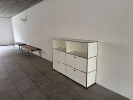 Usm Highboard in weiss Lieferung Gratis