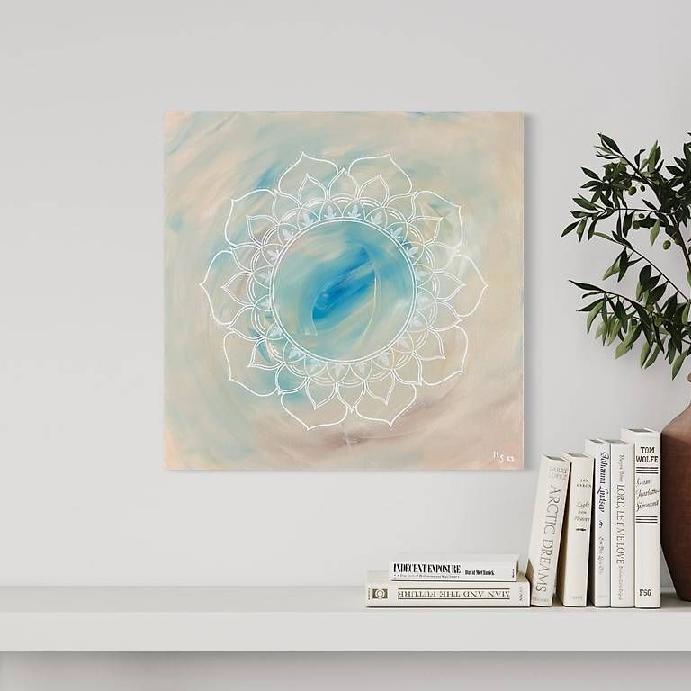 Dipinti: 60x60cm Bild Mandala "Lifeforce" – Nuovo e nell'imballaggio originale da Urdorf venduto da manuela4 1