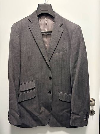 Grauer Blazer (Anzug) von Thomas Pink