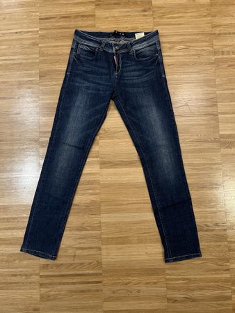 Dark blue jeans