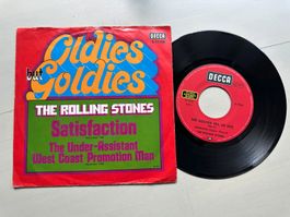 ROLLING STONES tolle Satisfaction Single Kult Beat 60's