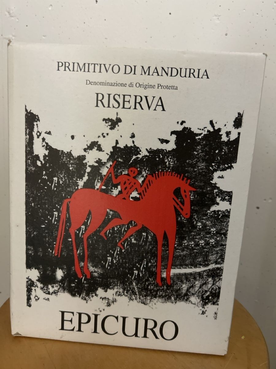 Vino: Wein Epicuro Primitivo di Manduria Riserva 2016 6x75cl – Nuovo e nell'imballaggio originale da zürich venduto da Julia05