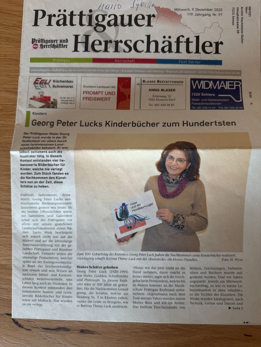 Bücher: Kinderbücher von Georg Peter Luck – Gebraucht aus Jenaz von Sandrobordoli 5