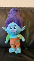 Trolls Plüschtier Figur blau lila neuwertiger Zustand