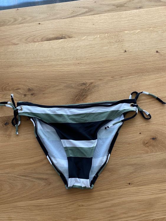 Esprit Bikini Hose schwarz weiss grün Grösse M Kaufen auf Ricardo