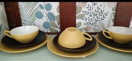 Servizio da tè/caffè vintage anni '60 in ceramica