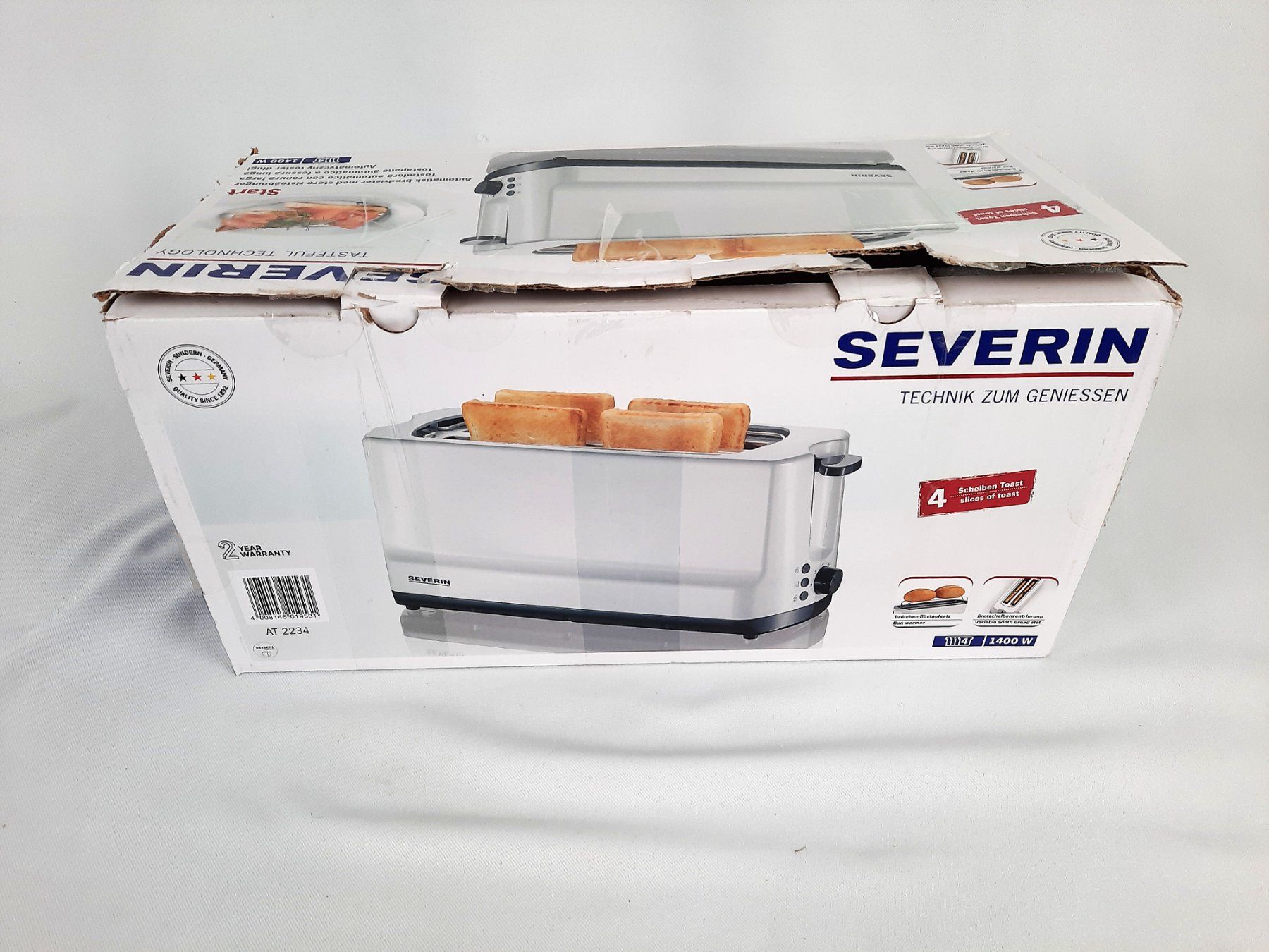 Elettrodomestici da cucina: SEVERIN AT 2234 Toaster – Nuovo (secondo la descrizione) da Beinwil am See venduto da Restwert_Beinwil 2