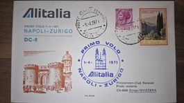 Swissair Napoli - Zürich 01.04 1971