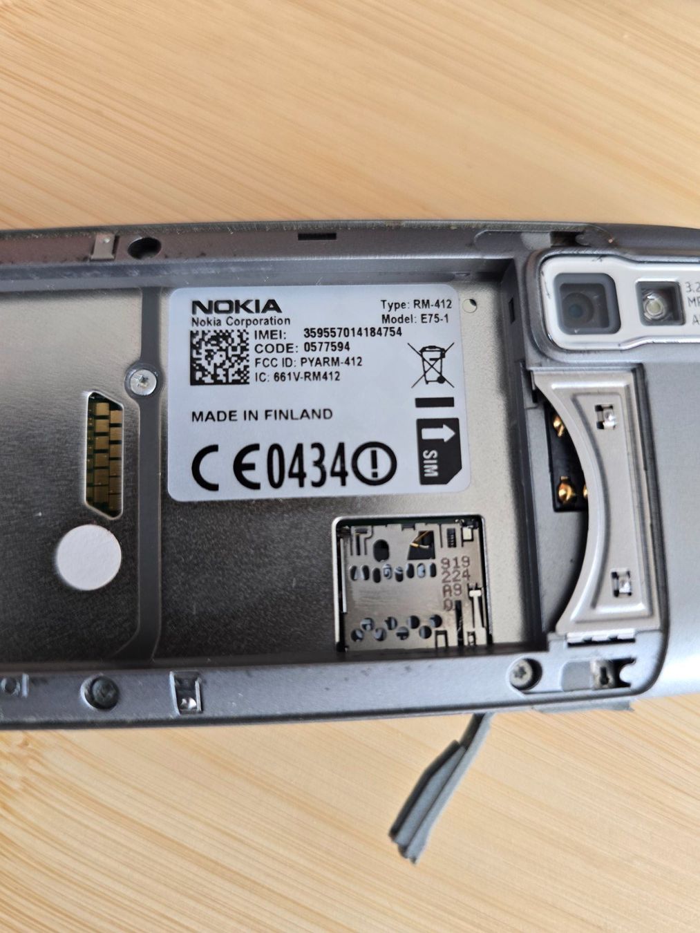 Nokia Telefoni cellulari / Smartphones: Nokia E 75 Kult-Natel mit Ladekabel – Usato da Rorschacherberg venduto da Scharfeegge 3