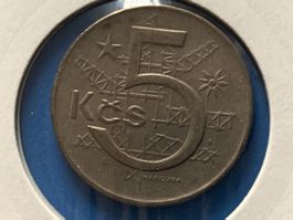 Czeckoslovakia - 5 Korun 1973