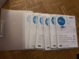 7stk- Schnellhefter Pro-File A4 Transparent