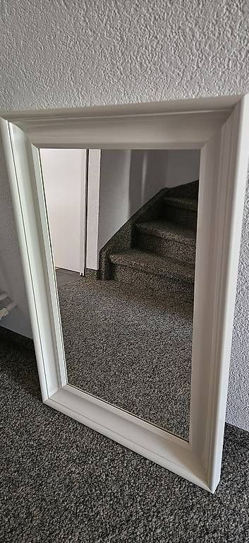 Miroirs: Weisser Spiegel mit Holzrand – D'occasion à Aarau Rohr par Adoxa