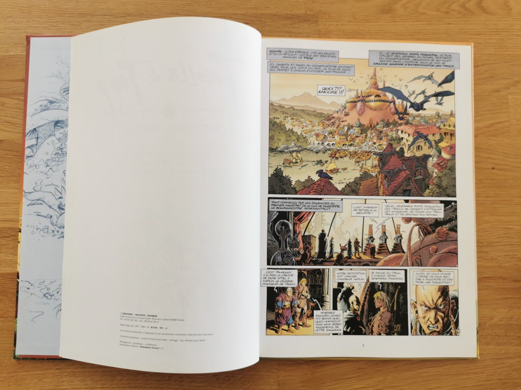 Fumetti: Trolls de Troy Tome1 EO - 1997 – Usato da Lutry venduto da Brocantosaurus 3