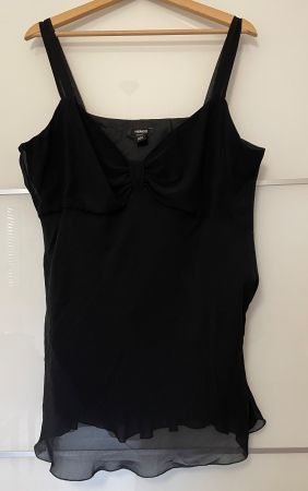 Elegantes Oberteil/ Trägershirt schwarz, Grösse 48 von H&M