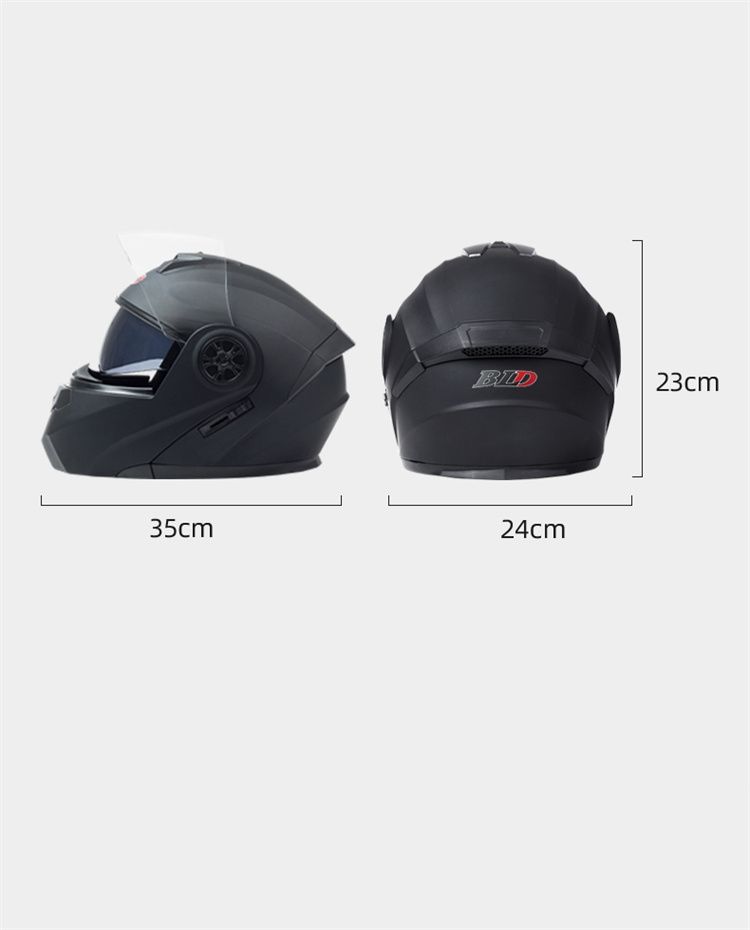Caschi & visiere: Motorrad Klapphelm BLD Doppelvisier Helm Grau Silber Maximal – Nuovo e nell'imballaggio originale da Suhr venduto da sjay.Cv 8