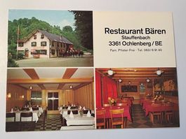 Alte Ansichtskarte Restaurant Bären, Stauffenbach BE!
