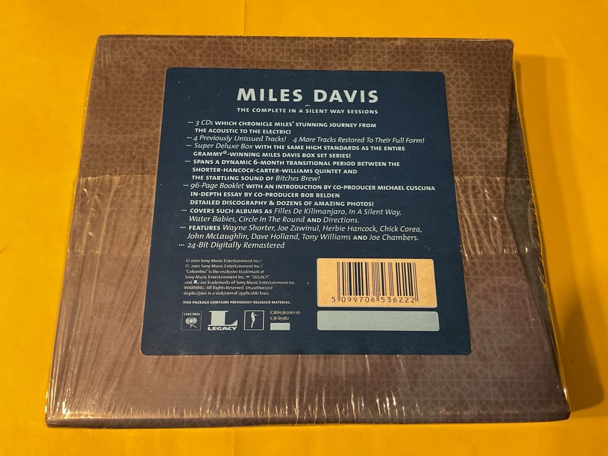 CDs: Miles Davis The Complete In A Silent Way Sessions 3CD-BoxSet – Neuf avec emballage d'origine à Steinach par Quarkie 1
